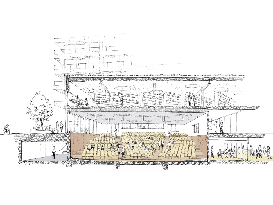 2107-schets auditorium
